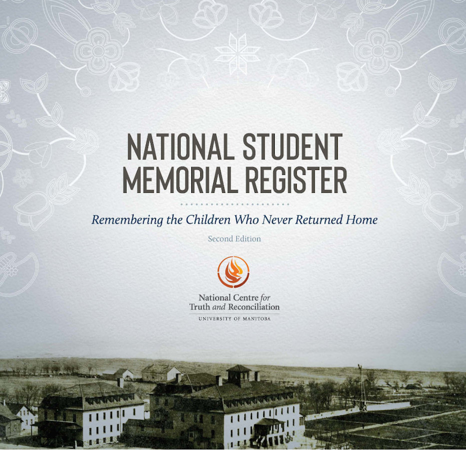 A photo of the cover of the second edition of the National Student Memorial Register book.